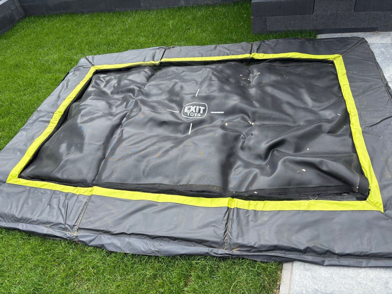 EXIT Toys Silhouette Trampoline 214x305, Ophalen, Gebruikt