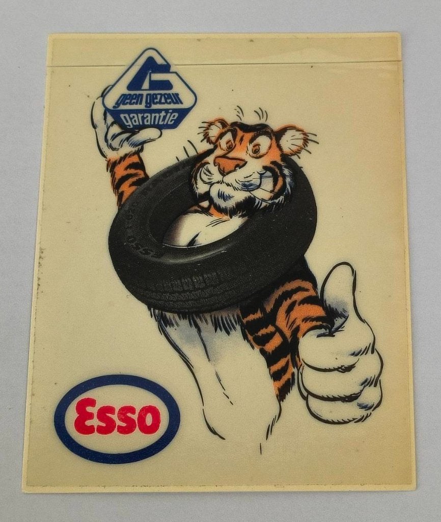 Sticker Esso ( geen gezeur garantie), Ophalen of Verzenden, Zo goed als nieuw, Bedrijf of Vereniging