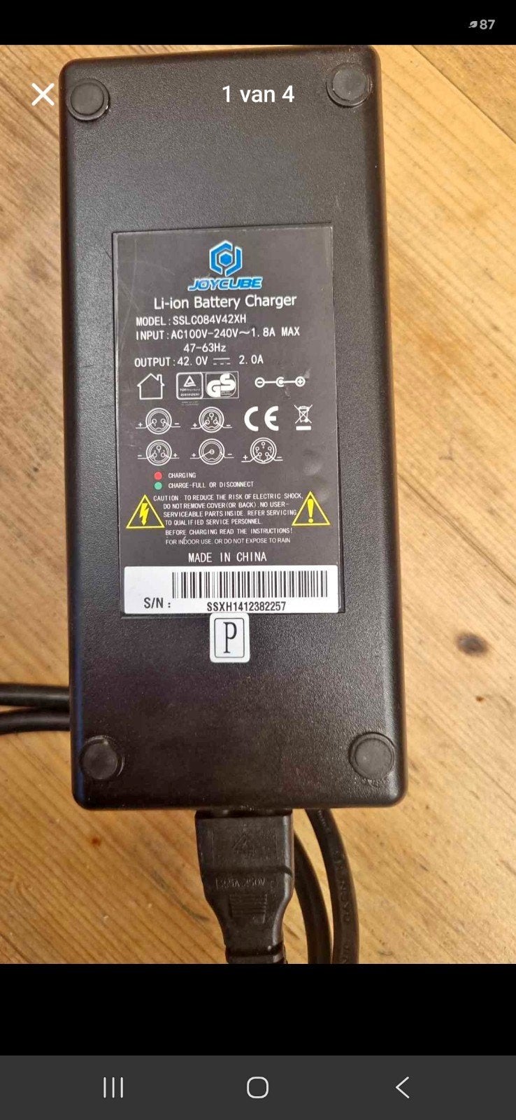 5-pins snellader voor e-bike/scooter, Ophalen of Verzenden