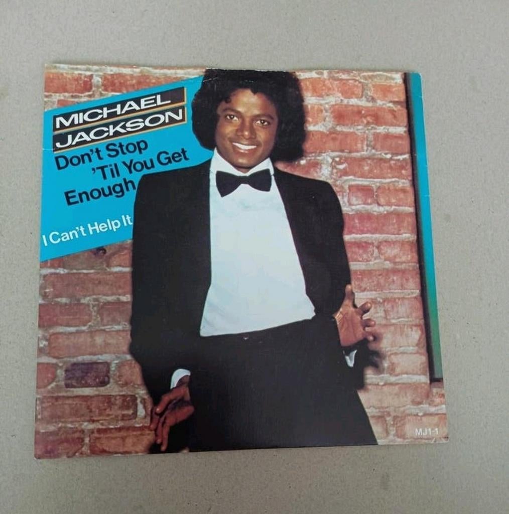 Michael Jackson  - Don't Stop 'Til You Get Enough, Beschermende buitenhoes, Ophalen of Verzenden, Gebruikt, Pop