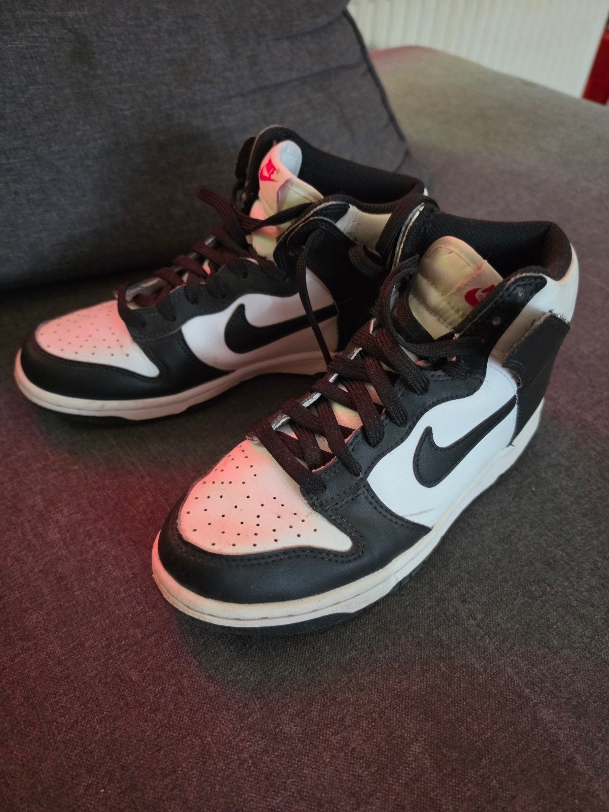Nike Dunk High Panda Sneakers - Zwart/Wit, Zwart, Nike, Ophalen of Verzenden, Sneakers of Gympen