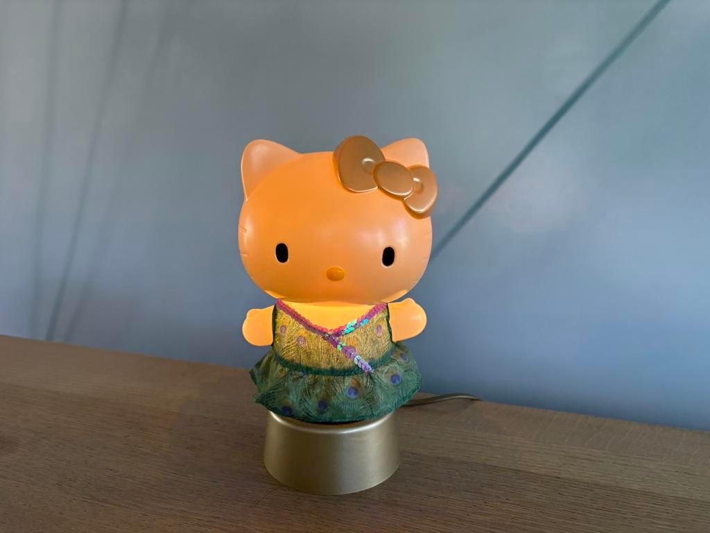 Schattig uniek Hello Kitty lampje made by me Origin’Lily, Kinderen en Baby's, Kinderkamer | Inrichting en Decoratie, Ophalen of Verzenden