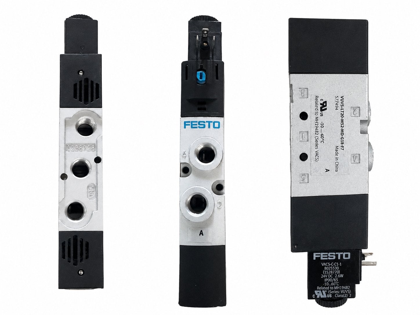 Festo Pneumatisch Magneetventiel 24V DC – Industriekwaliteit, Ophalen of Verzenden, Zo goed als nieuw
