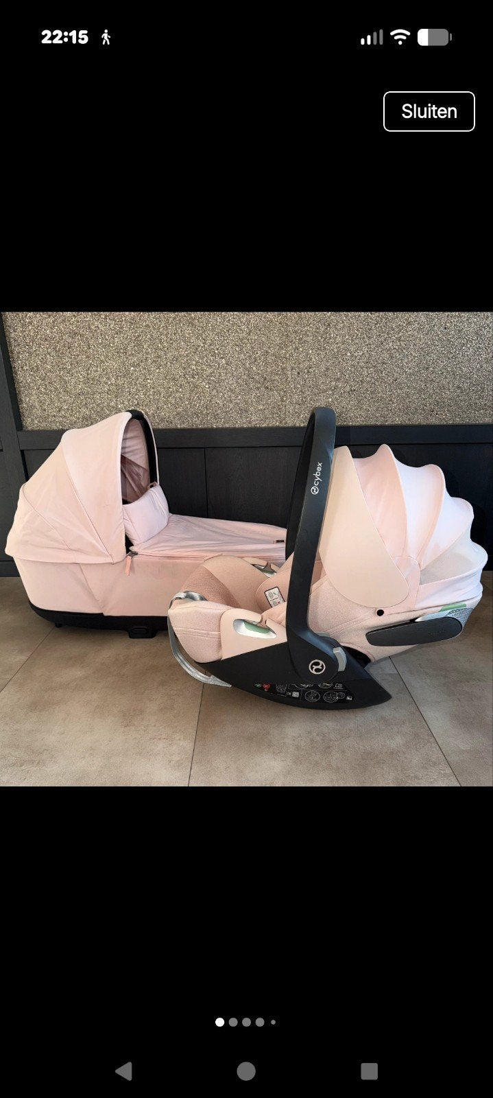 Cybex reiswieg en maxicosi, Ophalen, Zo goed als nieuw, Overige merken