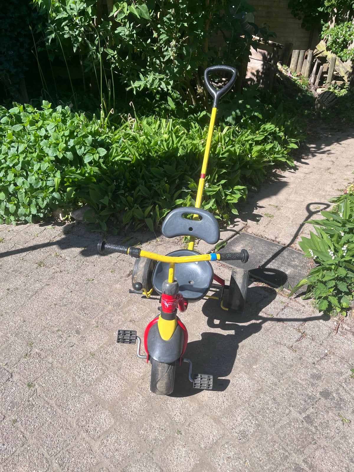 Puky driewieler met duwstang, Kinderen en Baby's, Speelgoed | Buiten | Voertuigen en Loopfietsen, Ophalen, Gebruikt, Overige typen