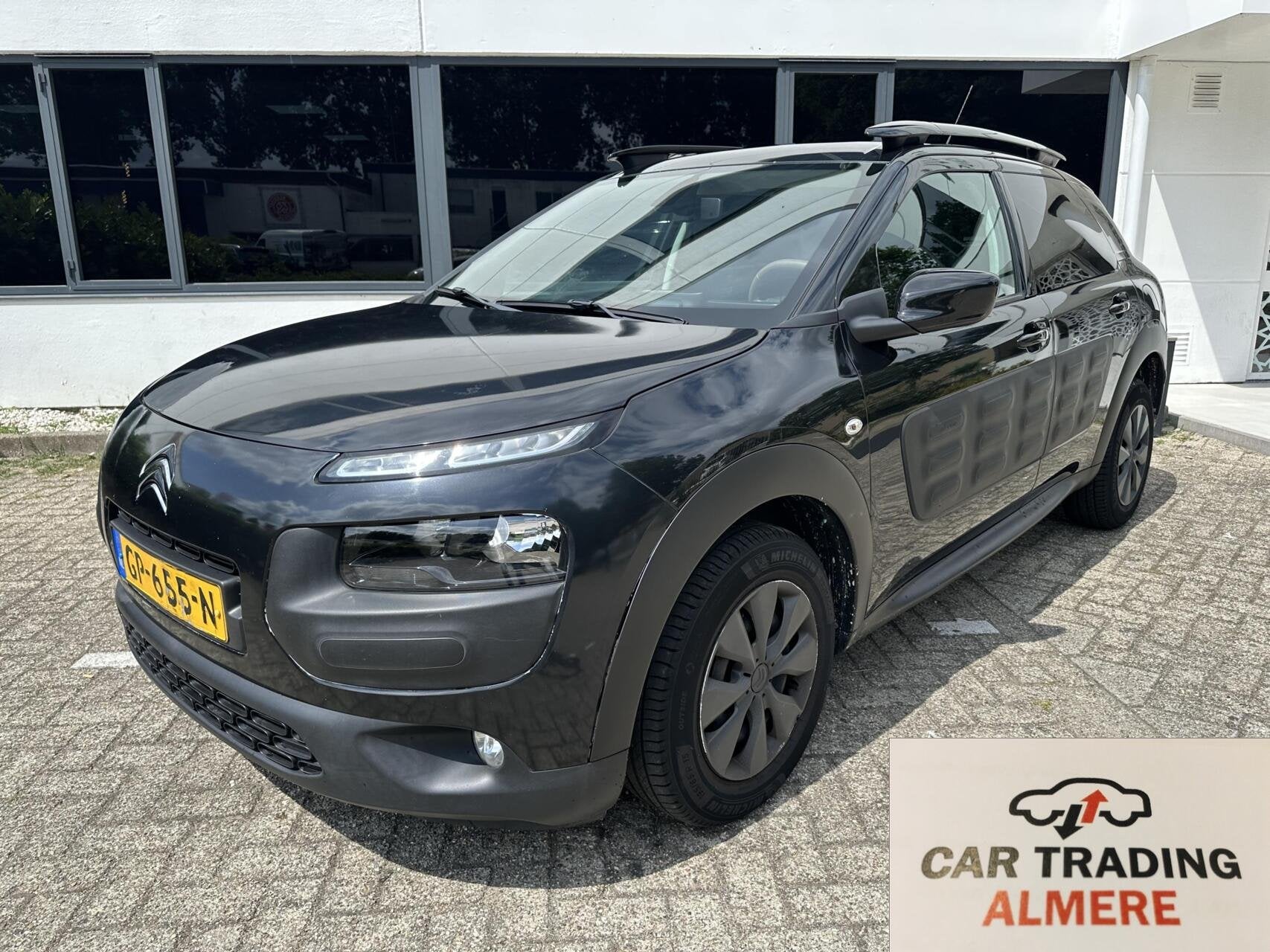 Citroen C4 Cactus 1.6 BlueHDi Business Plus 2015 NAP €4444, Voorwielaandrijving, Stof, Gebruikt, Zwart