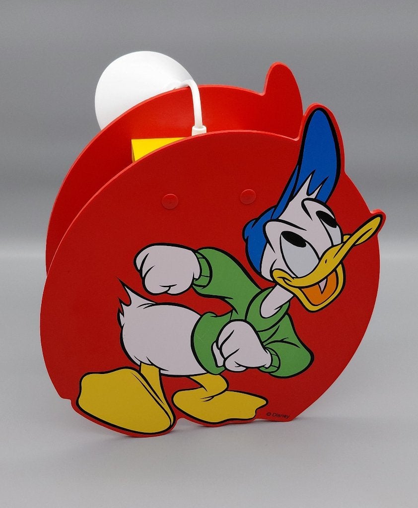 Massive Disney Donald Duck plafondlamp – vintage jaren 90, Verzamelen, Disney, Zo goed als nieuw, Overige typen, Donald Duck, Ophalen of Verzenden