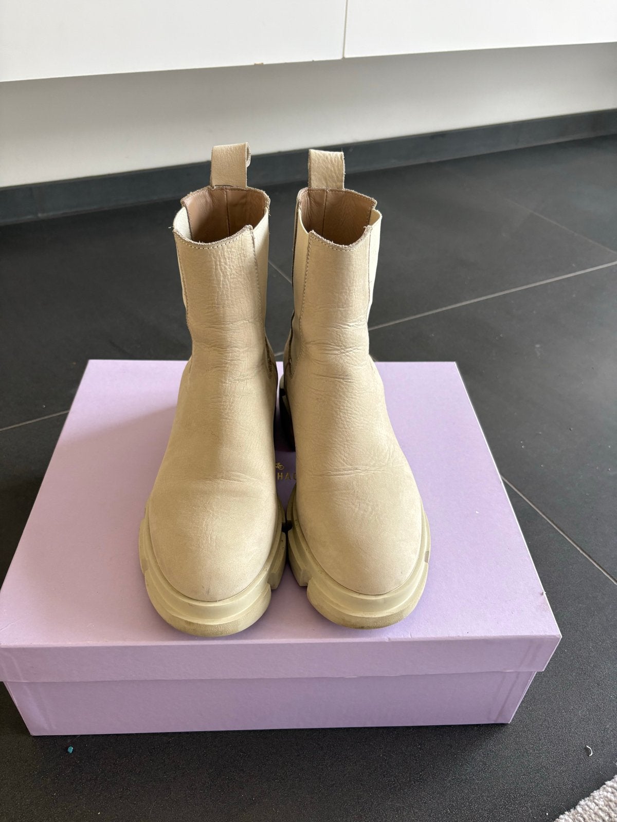Copenhagen CPH570 Nabu Nature Beige Chelsea Boots Maat 37, Kleding | Dames, Ophalen of Verzenden, Zo goed als nieuw, Beige, Lage of Enkellaarzen
