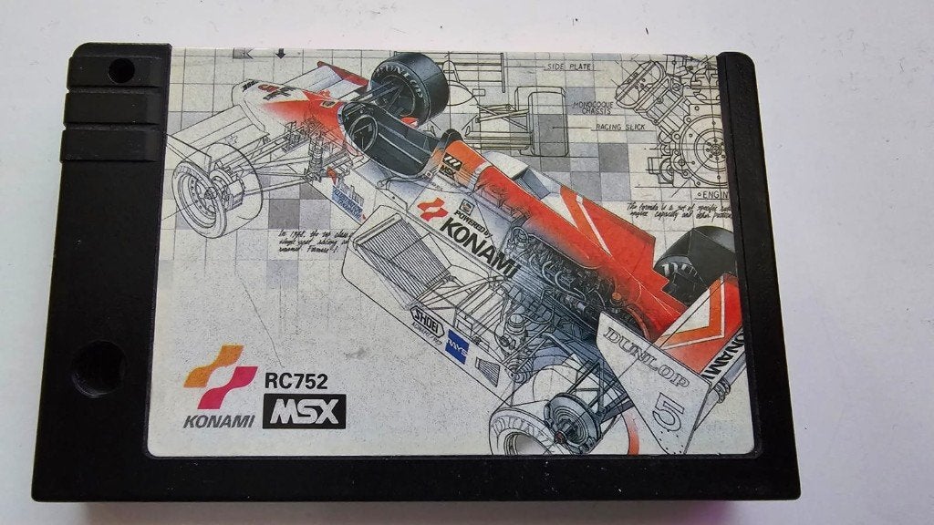 MSX KONAMI F-1 Spirit: The Way to Formula 1 (RC752) Rom Cart, Ophalen of Verzenden, Overige merken, Zo goed als nieuw