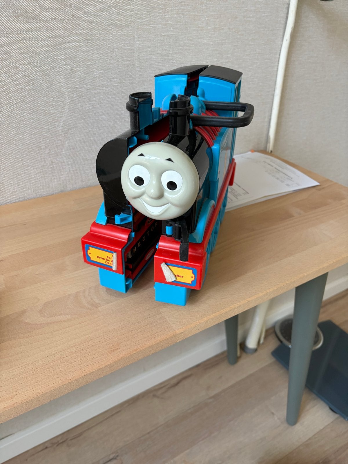 Grote Thomas de Trein collectie met opbergkoffer en meer, Kinderen en Baby's, Ophalen, Gebruikt