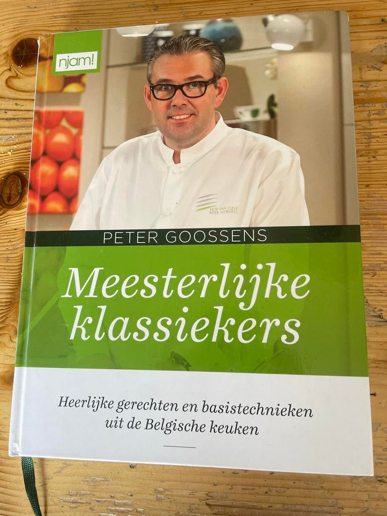 Kookboek Meesterlijke Klassiekers - Peter Goossens, Ophalen of Verzenden, Zo goed als nieuw, Nederland en België, Voorgerechten en Soepen