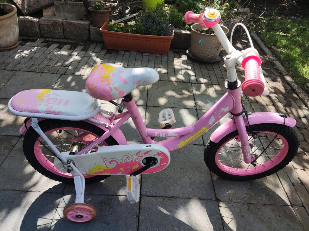 kinder fiets generation GH fiets 12 inch rose, Fietsen en Brommers, Fietsen | Kinderfietsjes, Ophalen, Terugtraprem, Zijwieltjes
