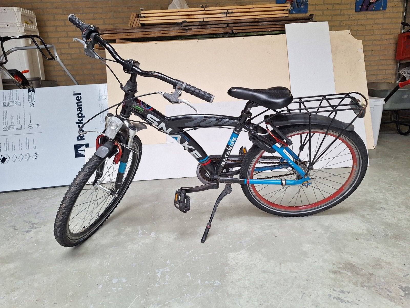 Batavus Snake 26 inch – jongensfiets – framemaat 38, Terugtraprem, Gebruikt, Batavus, Handrem