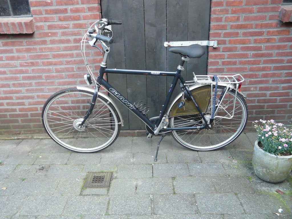 EEN NETTE 28 INCH GIANT FREE-RIDER HERENFIETS., Ophalen, Versnellingen, Giant, Zo goed als nieuw