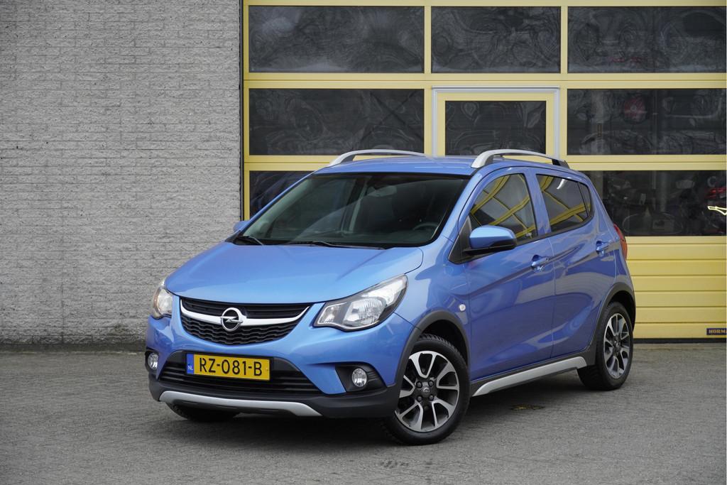 Opel KARL 1.0 5drs Rocks Online Edition BJ2018 Lmv 15" | Led, Auto's, Opel, Voorwielaandrijving, 839 kg, Stof, Gebruikt