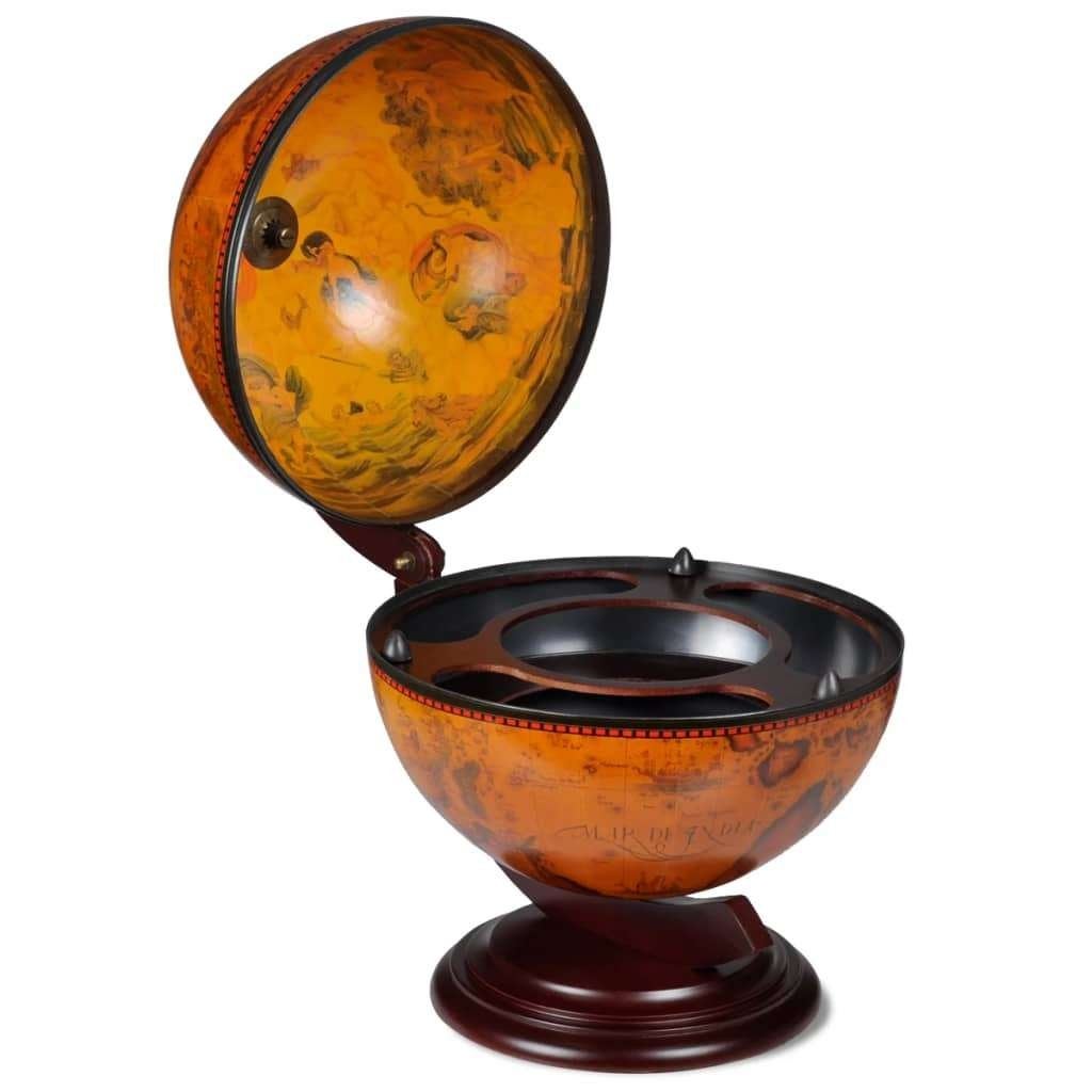 Bar minibar globebar wereldbolbar GRATIS VERZENDING!, Draaibaar, Verzenden, 33 cm, Nieuw