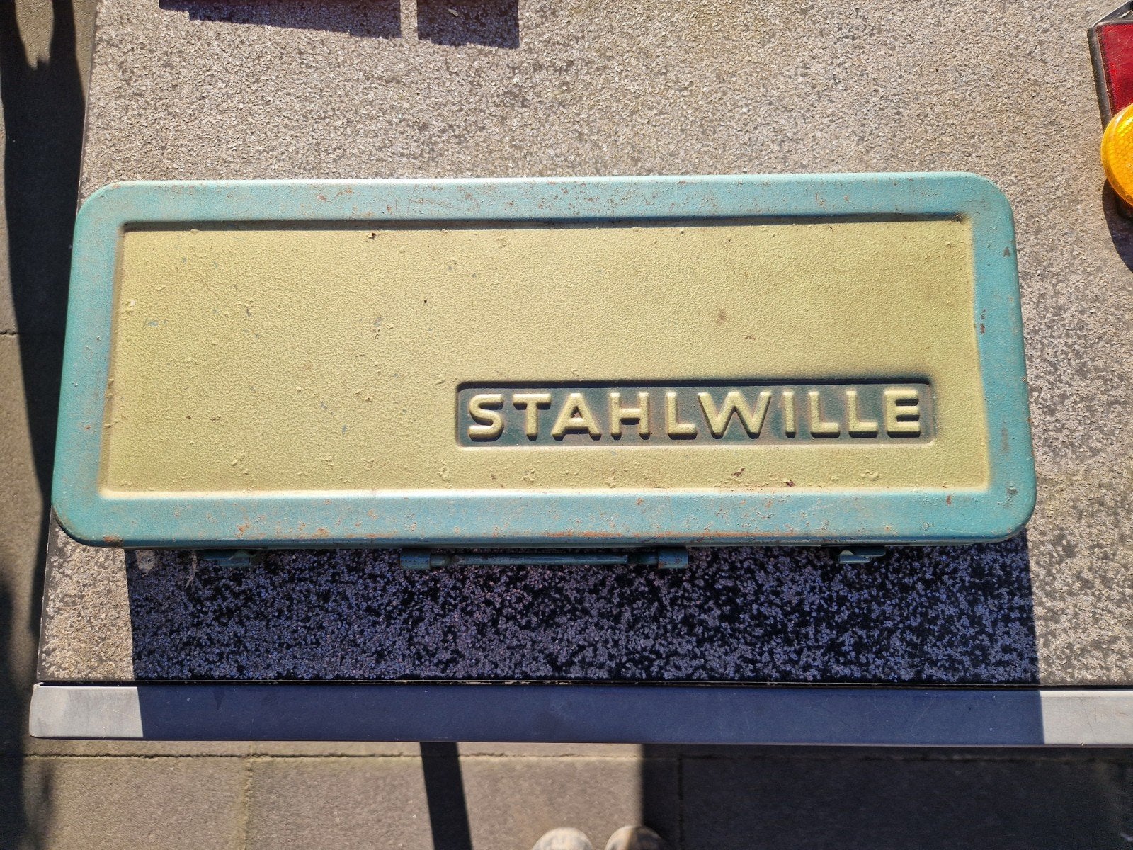 Vintage Stahlwille Doppratelsetjekistje voor rollmaster, Ophalen of Verzenden, Gebruikt