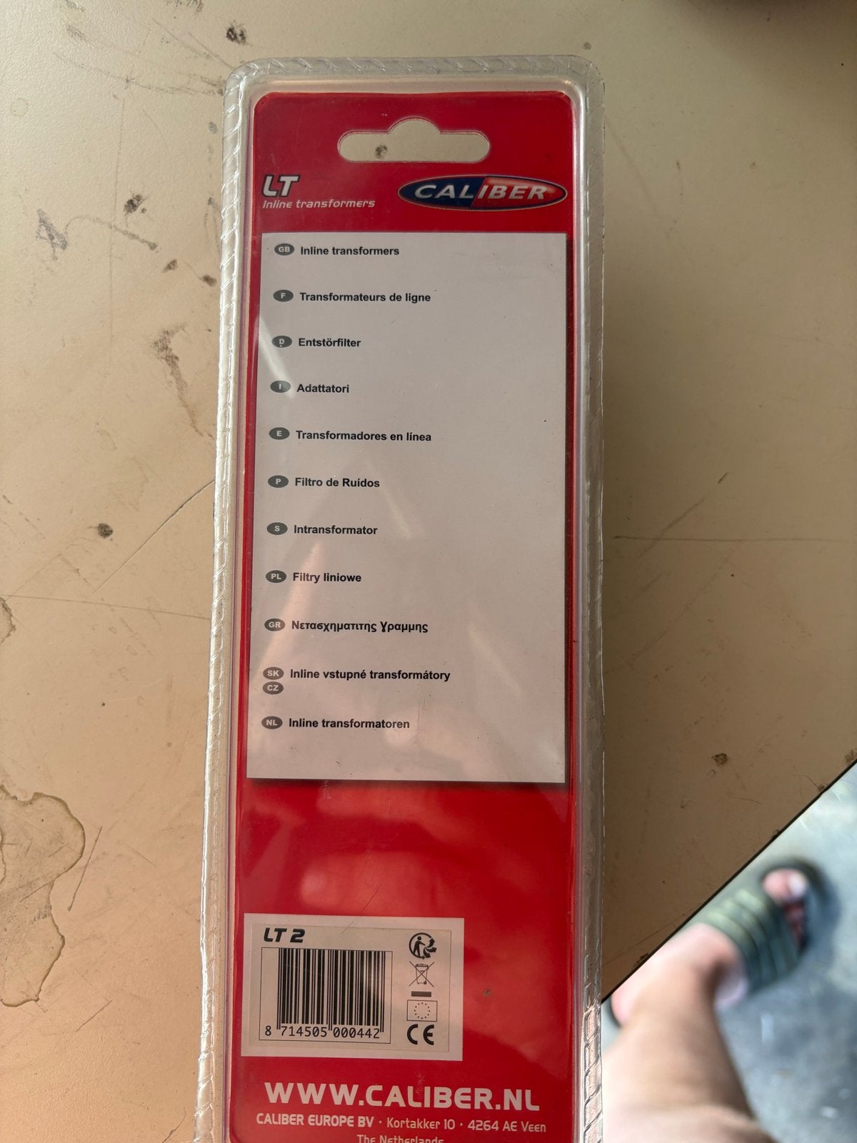 Caliber LT2 Inline Transformator Auto Audio Ground Loop Isol, Ophalen of Verzenden, Nieuw