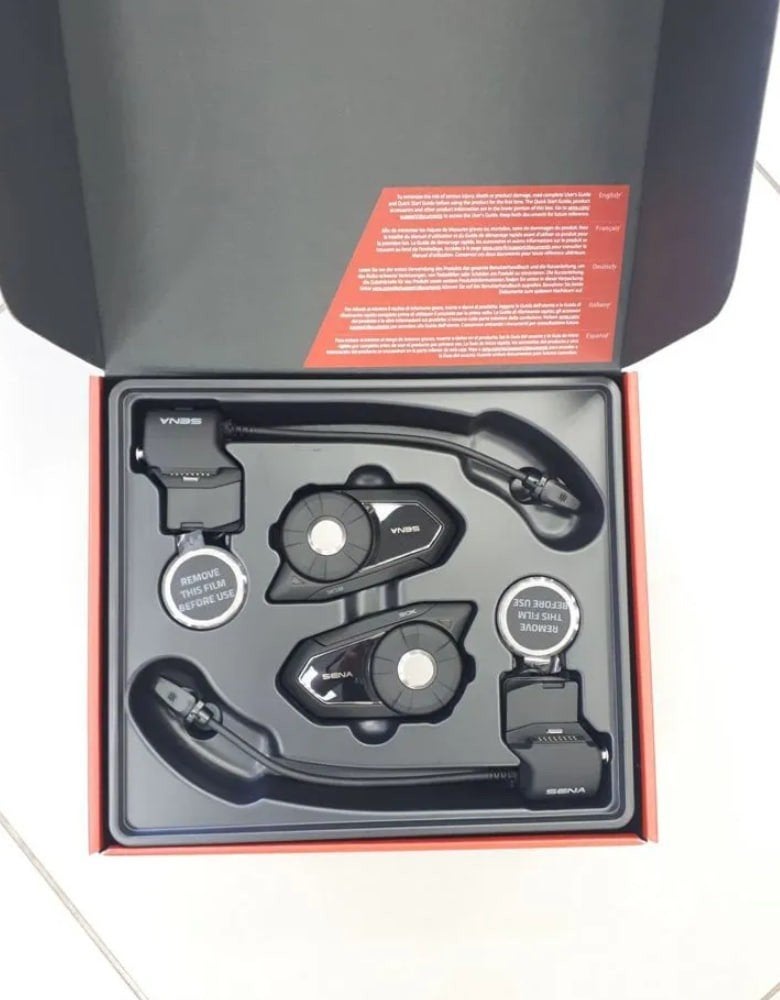 Sena 30K Dual - motorheadset, Motoren, Overige merken, M, Systeemhelm, Kinderen