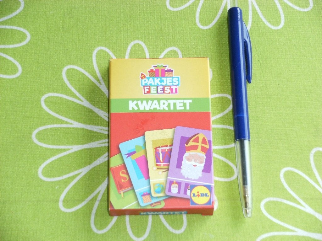 Pakjesfeest Sinterklaas kwartet van de Lidl, Verzamelen, Ophalen of Verzenden, Zo goed als nieuw, Kwartet(ten)