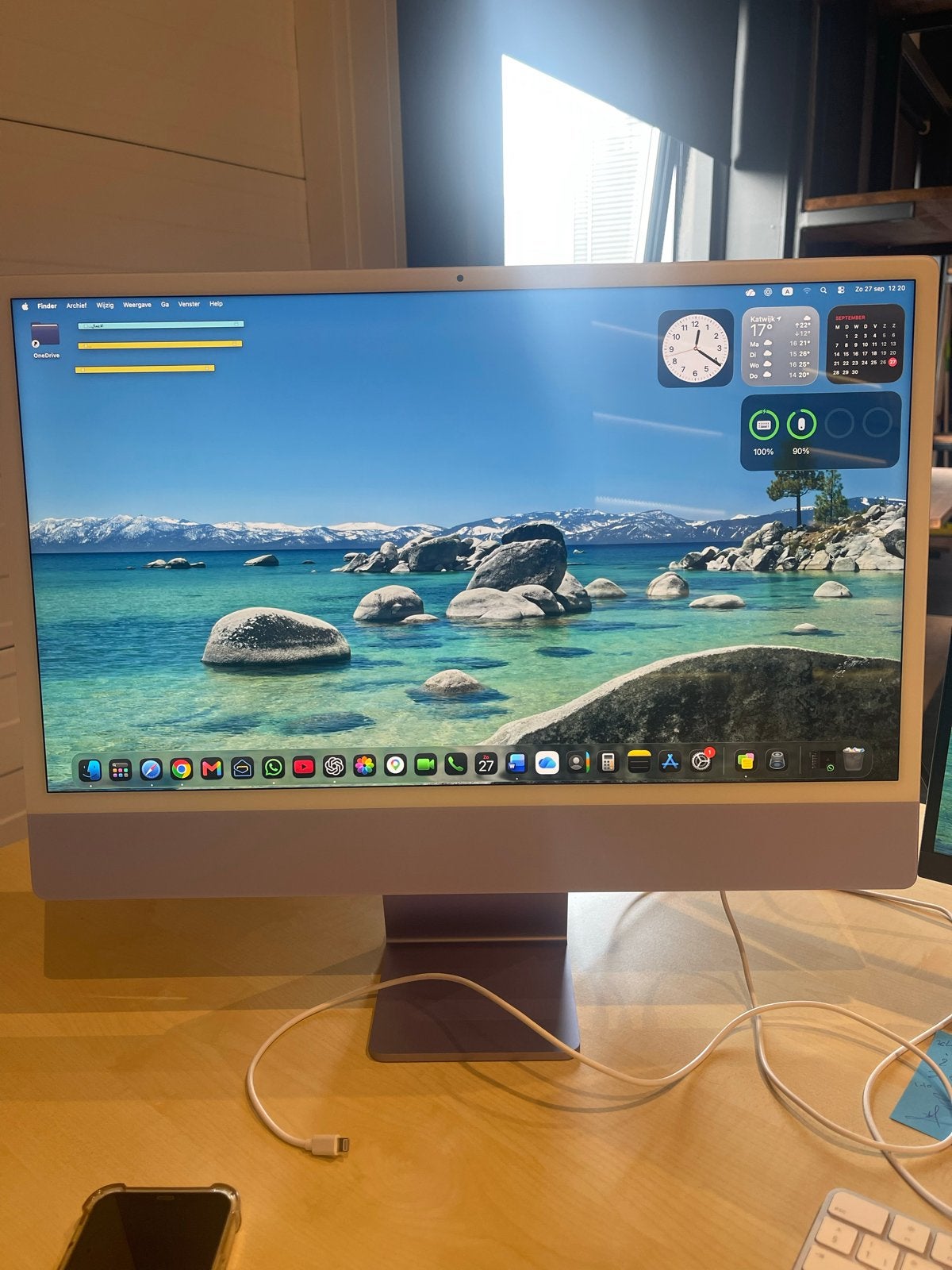 Apple iMac 24” M3 (2023) – 8GB / 256GB – Zo goed als nieuw, Computers en Software, Ophalen, IMac, Zo goed als nieuw, Onbekend
