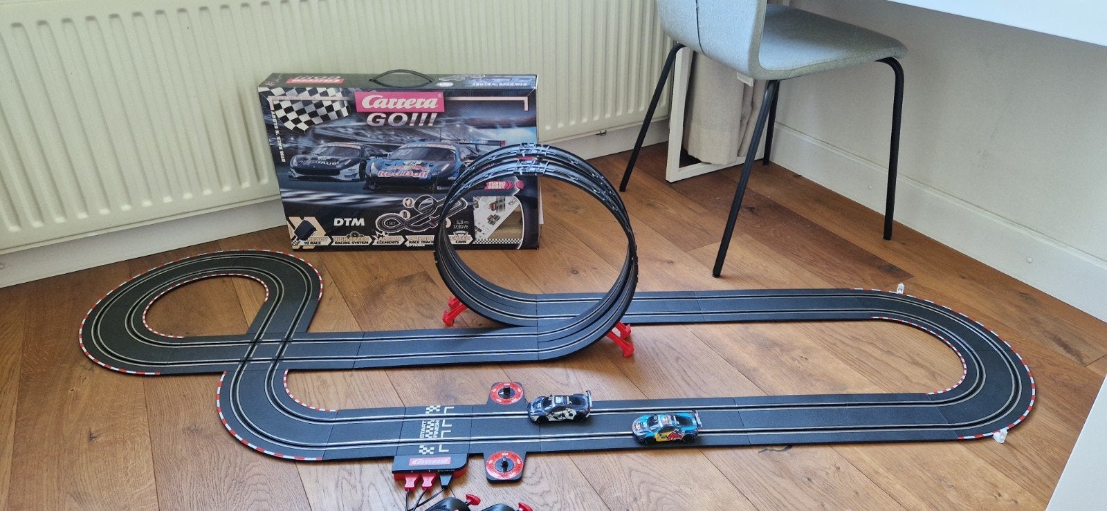 Carrera Go racebaan DTM met looping en doos, Ophalen, Carrera, Met looping, Elektrisch