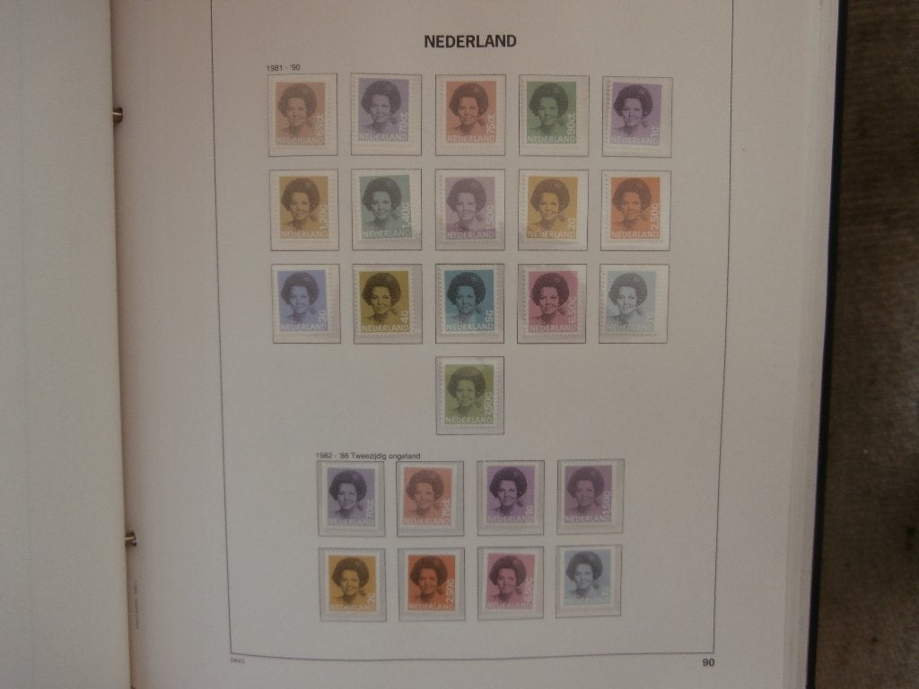 NL 1981-1990; serie KONINGIN BEATRIX LEES, Postzegels en Munten, Verzenden, Na 1940, Postfris
