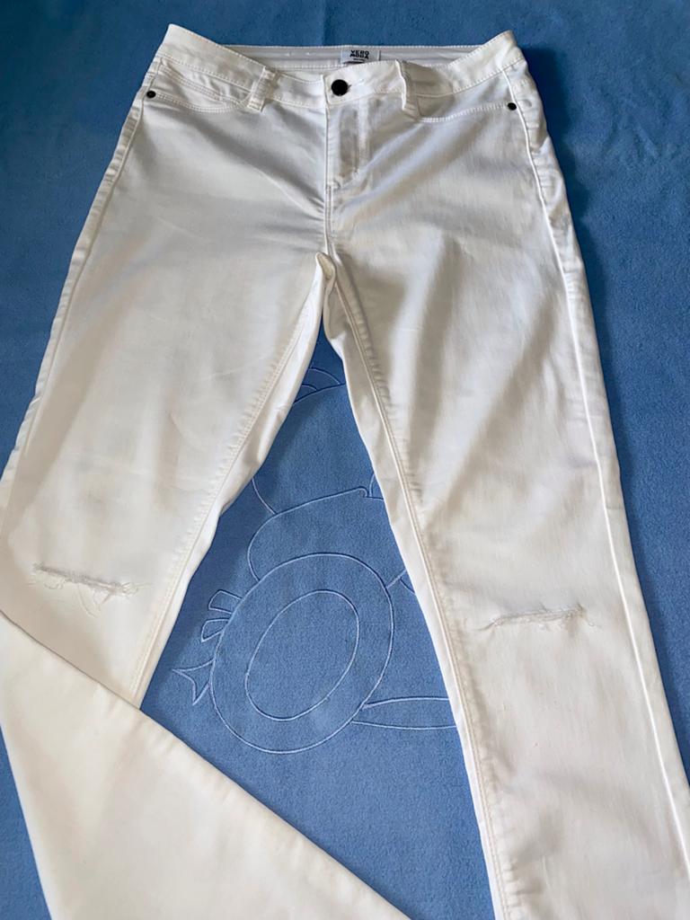 Nieuwe Vero Moda Witte zomerse broek in maat 38 hoge talie, Ophalen of Verzenden, Nieuw, Wit, W28 - W29 (confectie 36)