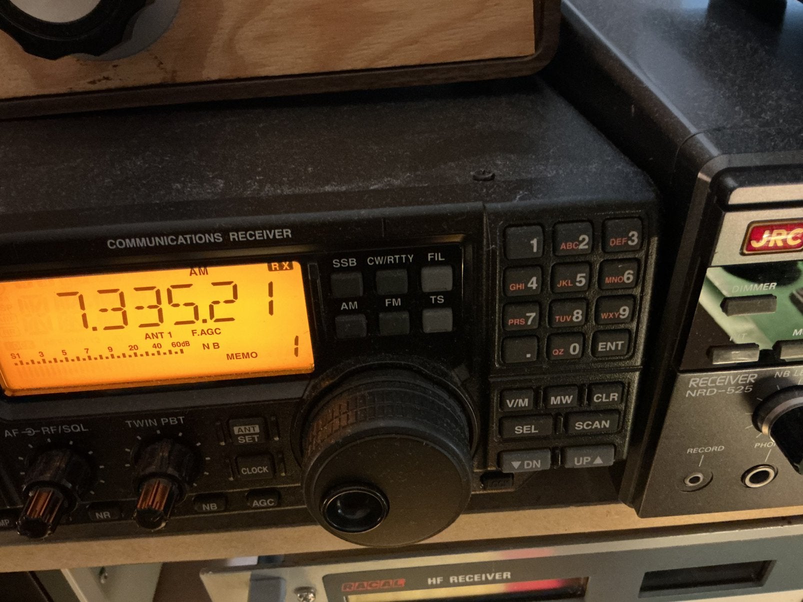 ICOM IC-R75, Telecommunicatie, Ophalen of Verzenden, Zo goed als nieuw