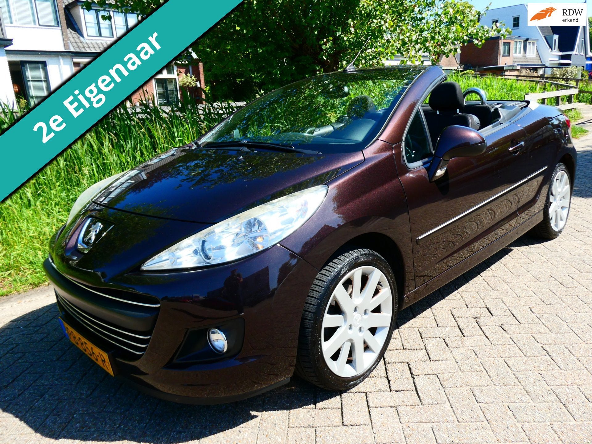 Peugeot 207 CC 1.6 VTi 120pk Clima Cruise Navi 100.000km His, Voorwielaandrijving, Euro 5, Gebruikt, 4 cilinders