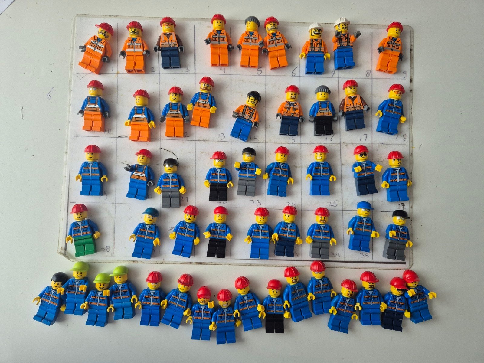 lego adv12 city constructie bouwvakker wegwerker poppetjes, Ophalen of Verzenden, Nieuw