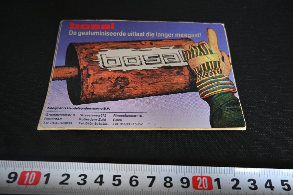 sticker BOSAL Kooijmans Handelsonderneming bv Rotterdam Goes, Ophalen, Zo goed als nieuw