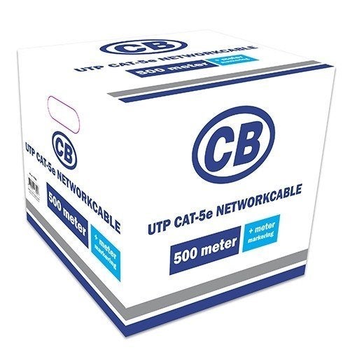 UTP CAT5e Eca kabel op haspel 500 meter (500 meter), Verzenden, Nieuw