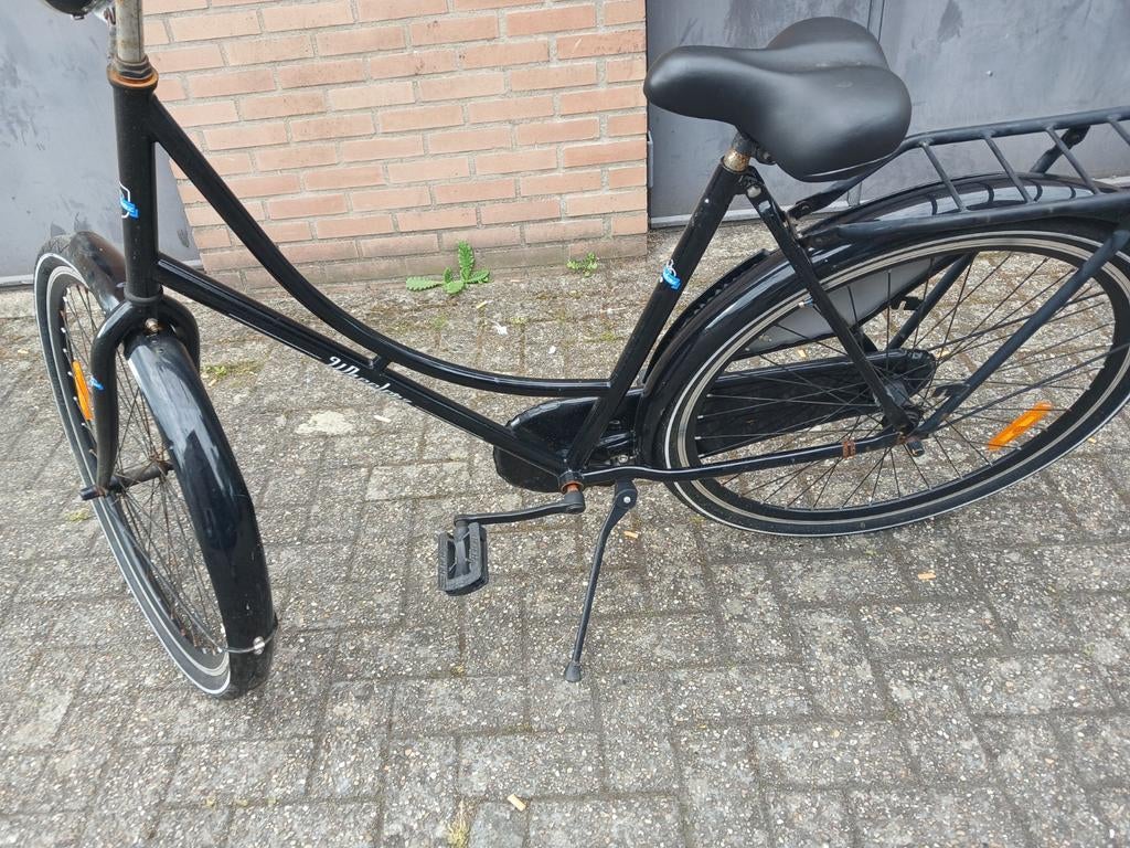 Wheelerz Omafiets - Klassiek Zwart, Fietsen en Brommers, Fietsen | Dames | Omafietsen, Gebruikt, 53 tot 56 cm, Terugtraprem, Ophalen of Verzenden