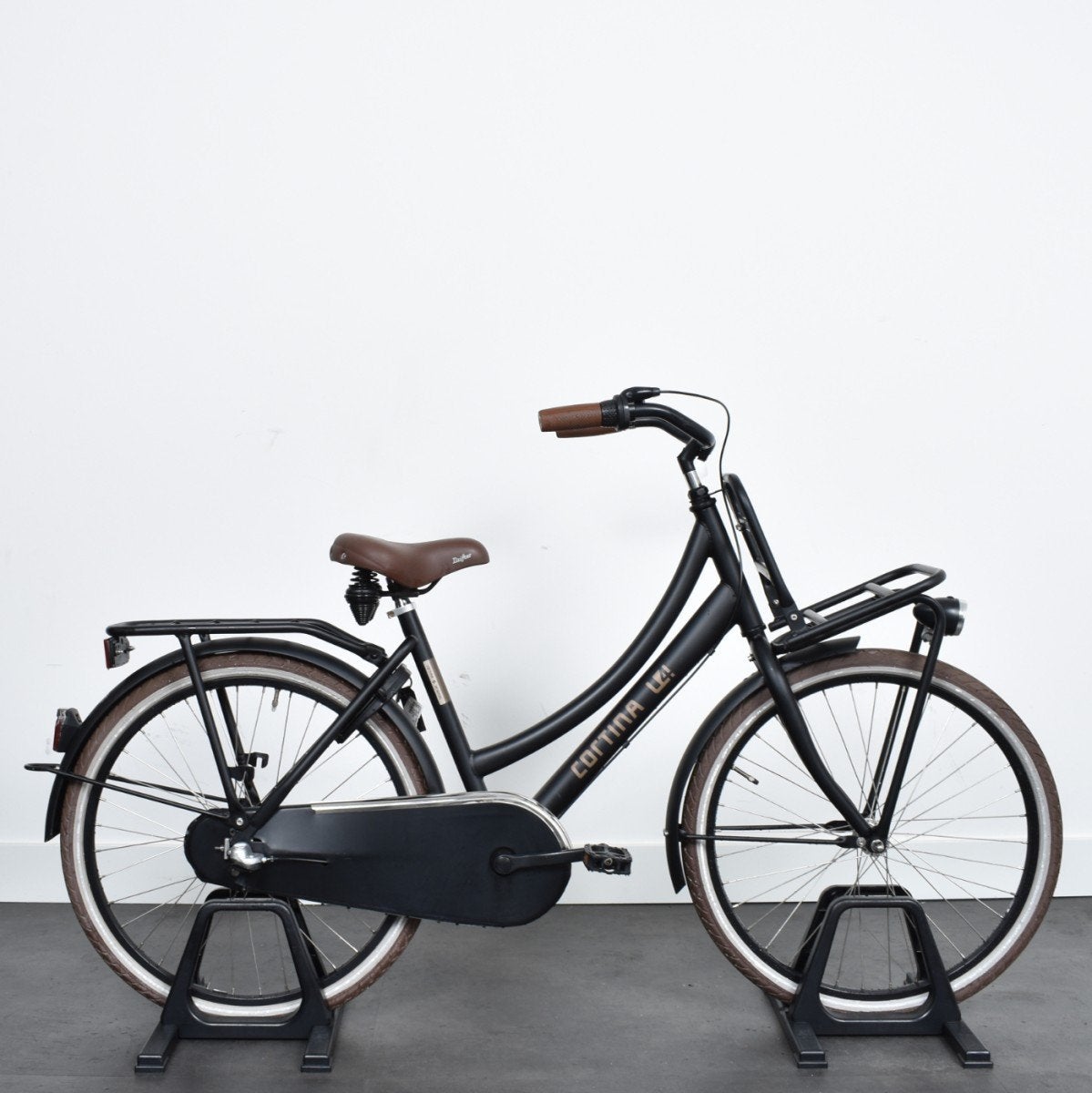 CORTINA U4 Transport Mini 24 inch Meisjes Jet Black Matt, Fietsen en Brommers, Fietsen | Meisjes, Ophalen, -, -, Versnellingen