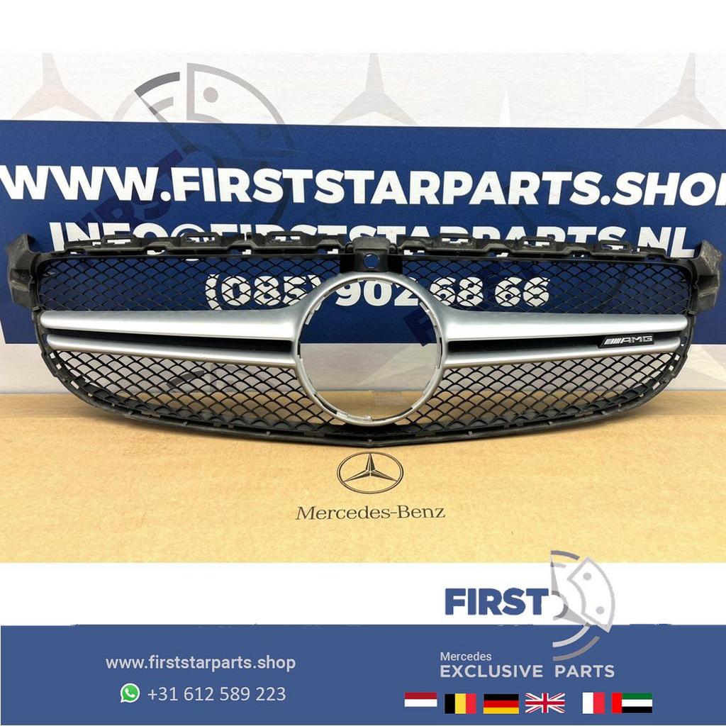 W205 C205 C63 AMG Gril Mercedes C klasse 2014-2019 W205 C63s, Gebruikt, -, Ophalen of Verzenden, -