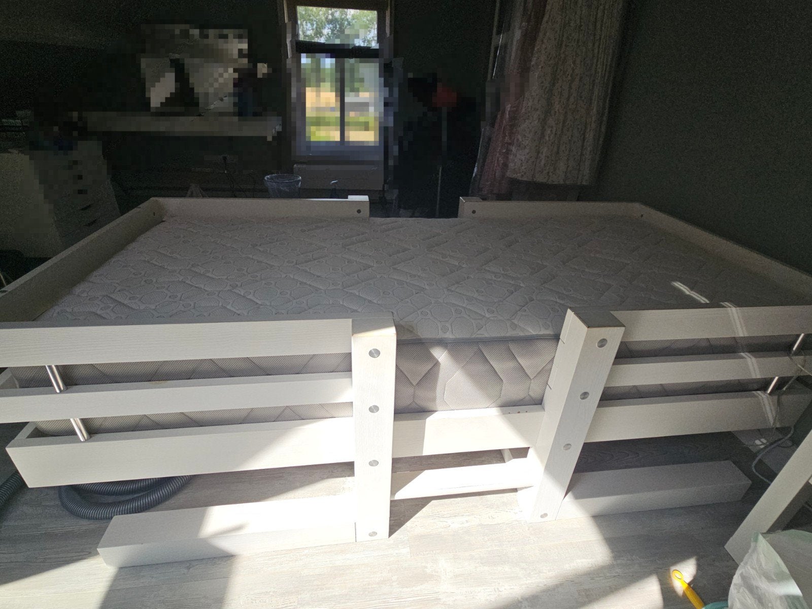 kinderbed bed 1 persoons wit hout 90x200 slaapkamer, Ophalen, Gebruikt