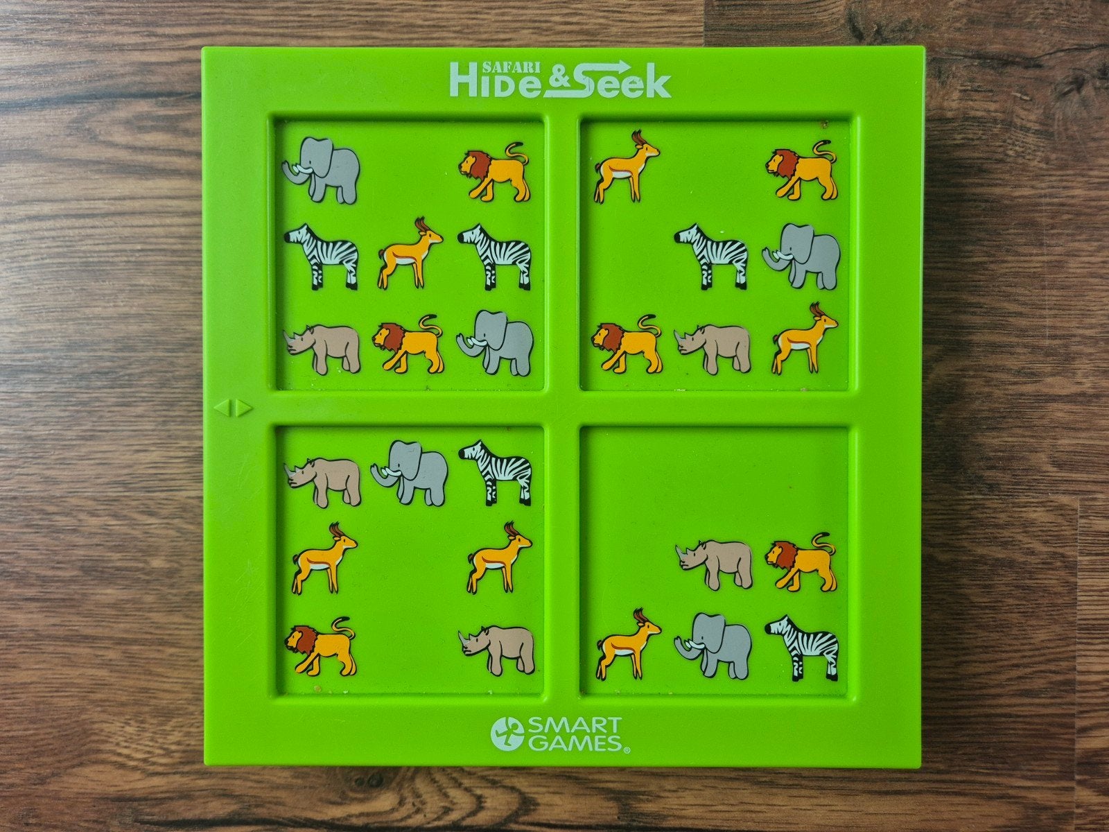SmartGames Safari Hide & Seek - Reisspel, Hobby en Vrije tijd, Gezelschapsspellen | Bordspellen, Gebruikt, Een of twee spelers