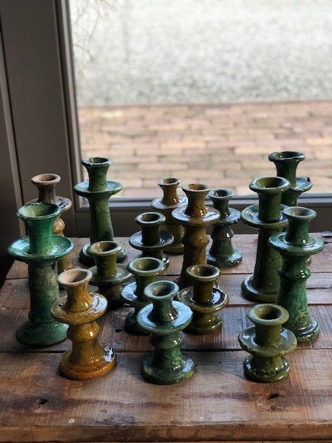 NIEUW BINNEN TAMEGROUTE kandelaars div. afmetingen imperfect, Overige materialen, Meerkleurig, Nieuw, Ophalen of Verzenden