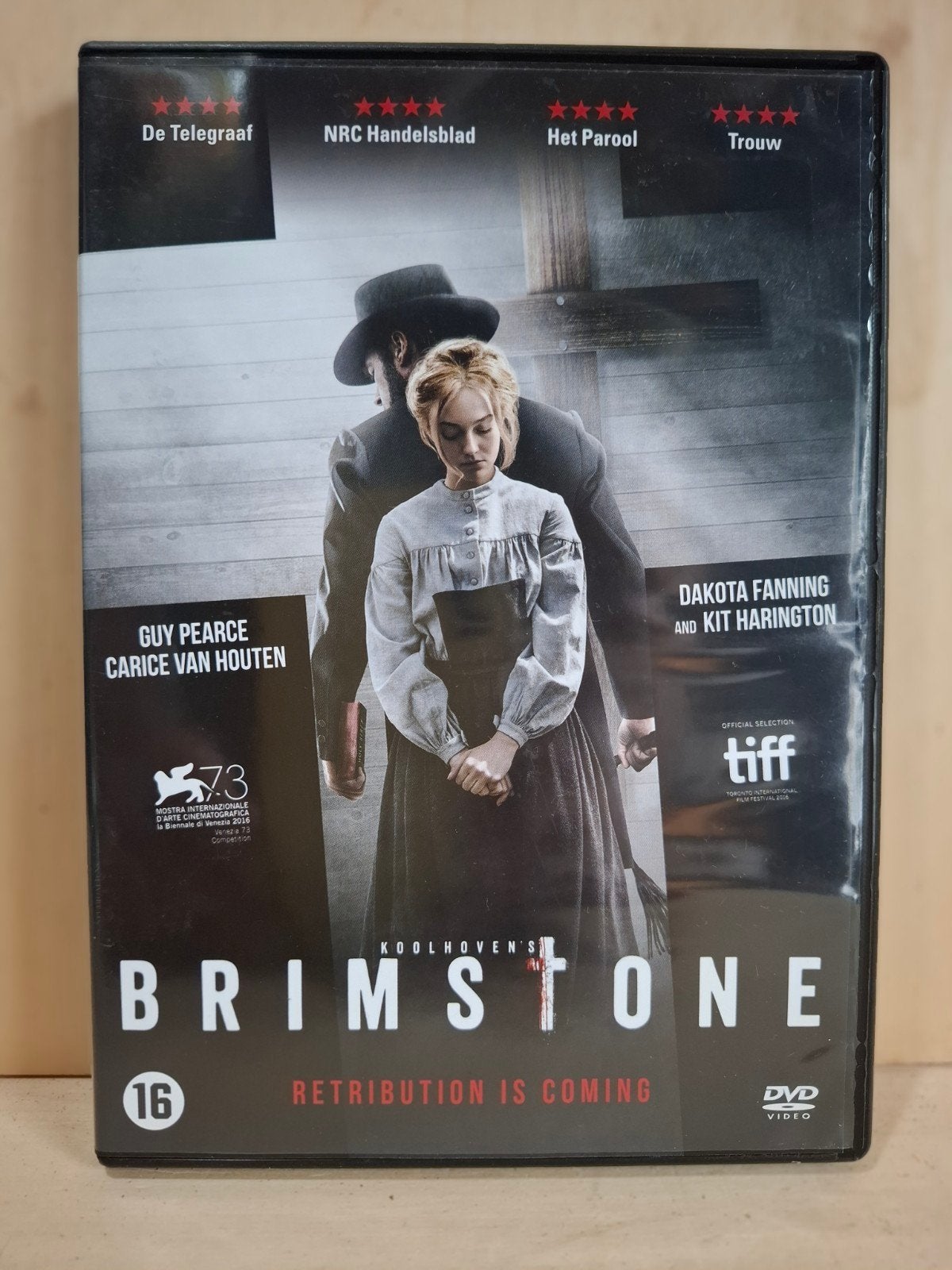 Brimstone (2016) Western Thriller - Guy Pearce - DVD, Psychologische thriller, Engels, Vanaf 16 jaar, Nederlands