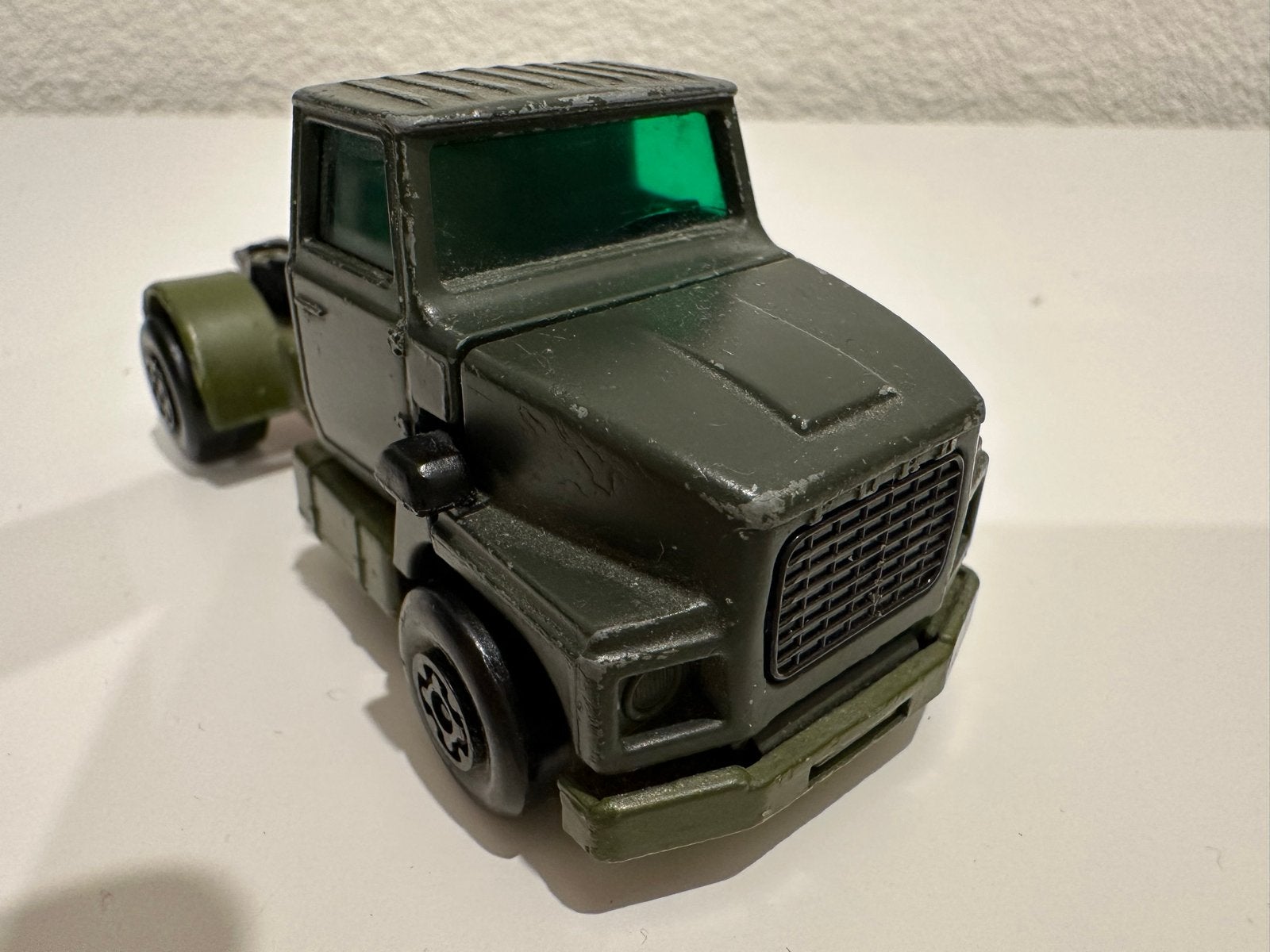 Matchbox superkings k-115 Ford LTS Tractor Truck - 1973, Ophalen of Verzenden, Gebruikt, Bus of Vrachtwagen