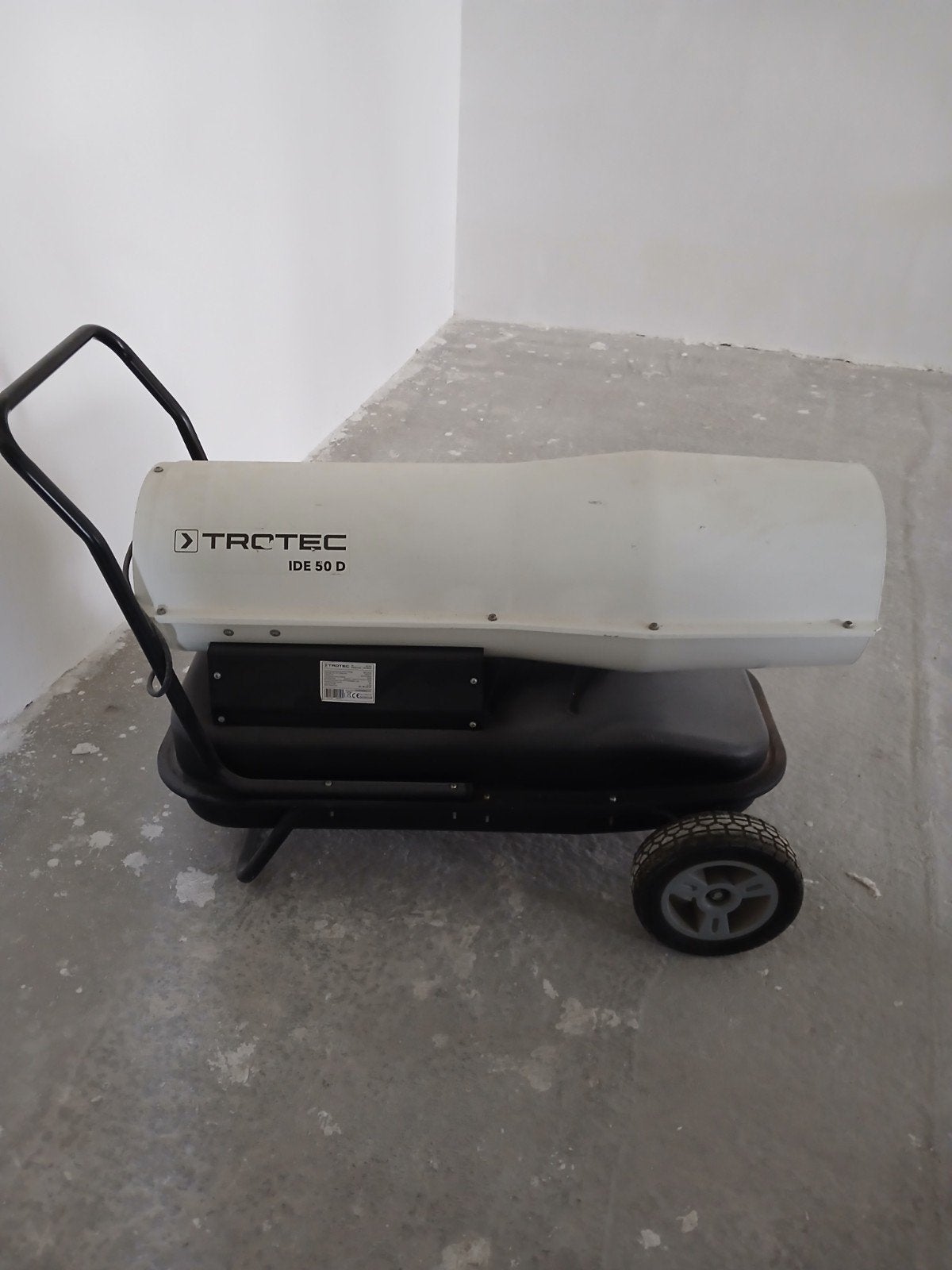 Trotec IDE 50 D Diesel Heater - Mobiele heteluchtkanon, Ophalen, 30 tot 80 cm, Gebruikt, Kachel