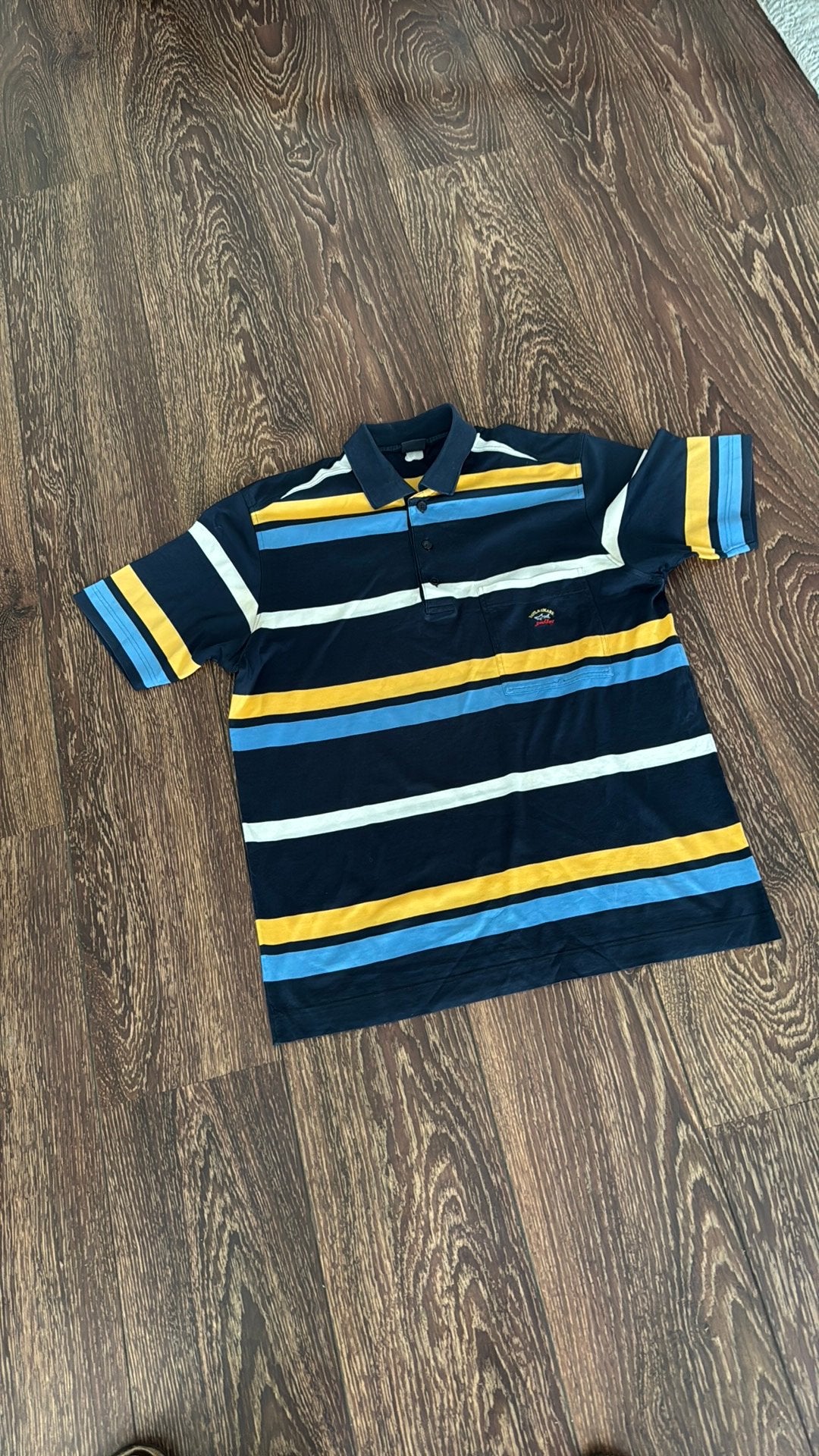 Paul shark polo, Ophalen of Verzenden, Zo goed als nieuw, Maat 48/50 (M), Blauw
