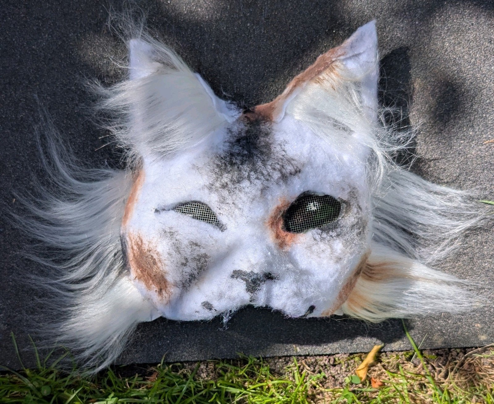 Handgemaakt Therian Masker - Kattenmasker, Ophalen of Verzenden, Zo goed als nieuw, Toneelattributen of Onderdelen