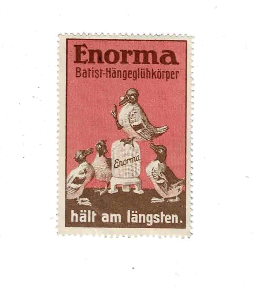 Oude sluitzegel van "ENORMA", Verzenden, Zo goed als nieuw, Overige typen