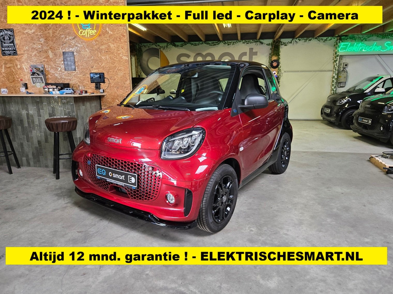Smart Fortwo EQ Comfort PLUS - 2024 ! - Winterpakket - Full, Auto's, Automaat, Gebruikt, Huisgarantie, Grijs