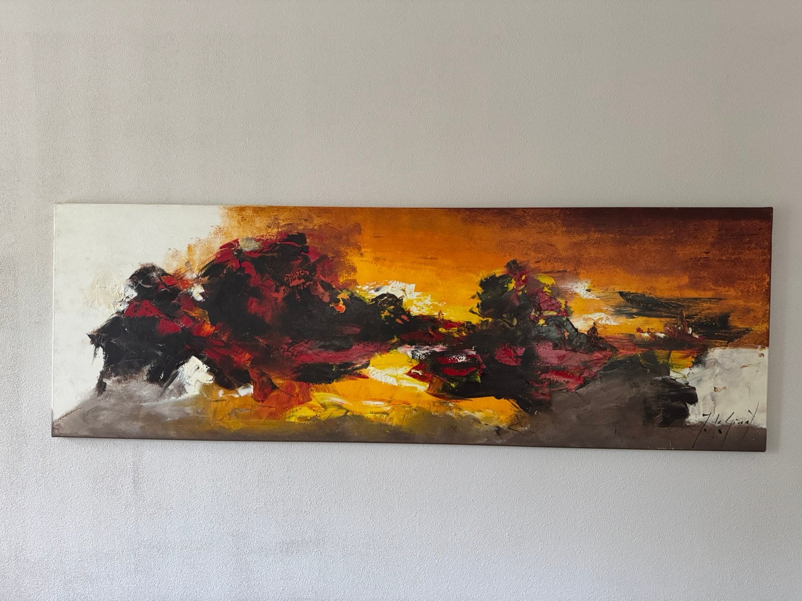 Schilderij Jochem de Graaf 60x180x2, Ophalen
