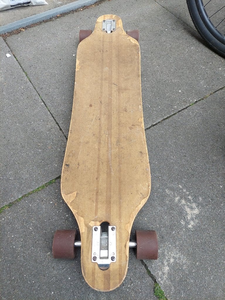 Long board, Sport en Fitness, Skateboarden, Ophalen, Gebruikt, Skateboard