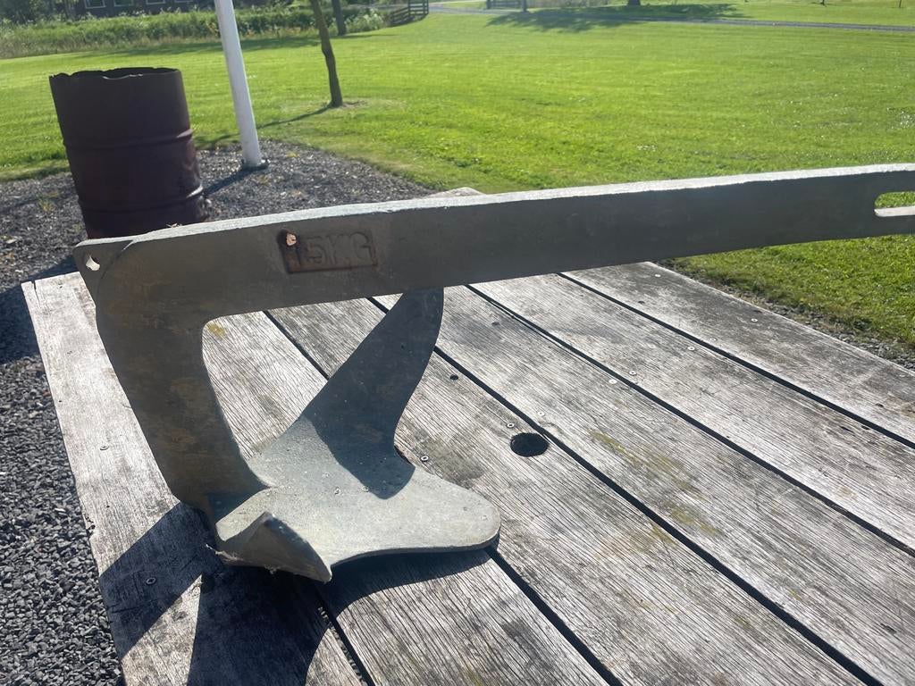 Bruce Anker 15KG - Gebruikt maar in goede staat, Watersport en Boten, Ophalen of Verzenden, Gebruikt, Overige typen