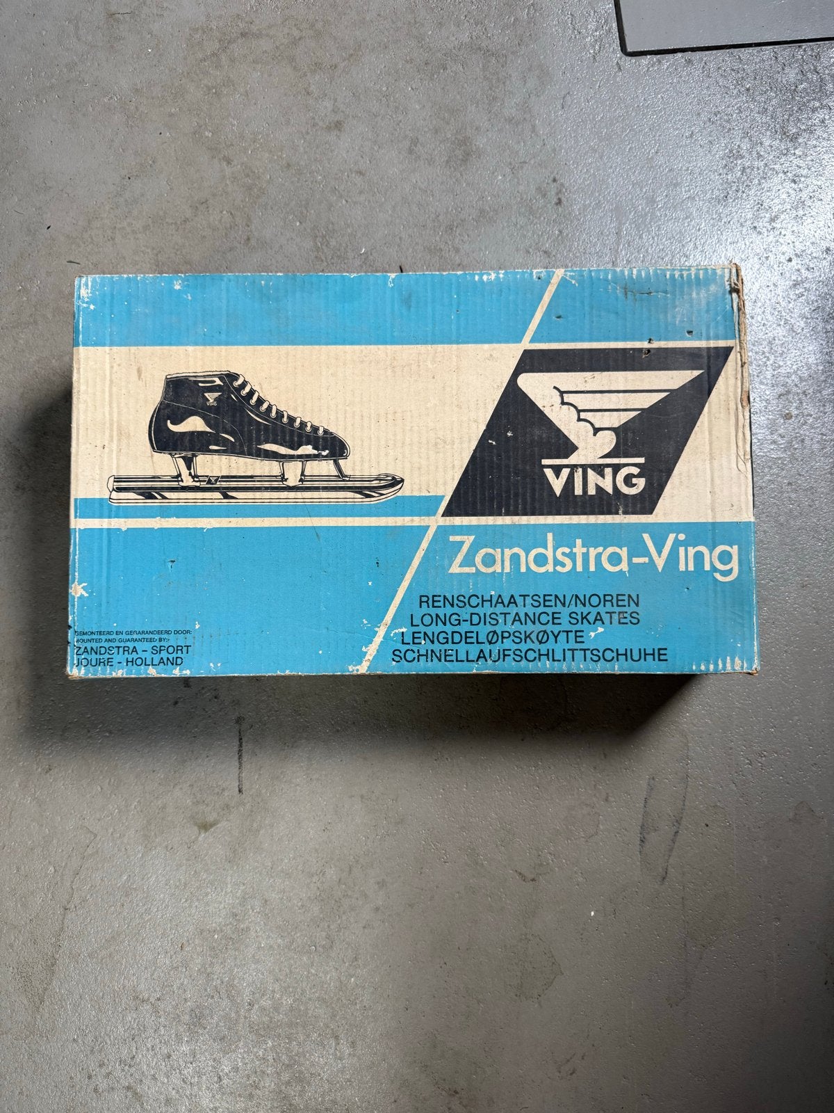 Zandstra-Ving Noren schaatsen, maat 44, Ophalen of Verzenden, Gebruikt, Noren, Zandstra